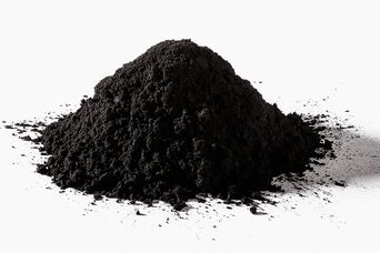 Vegetable charcoal in Black Latte
