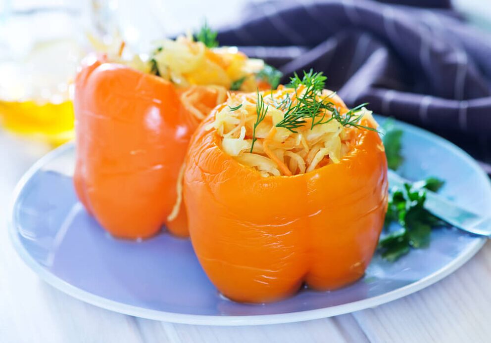stuffed peppers for 6 petals diet